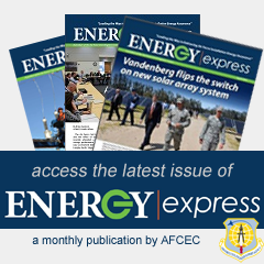 Photo of a three issues of the Energy Express newsletter